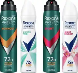 IGA Rexona Advanced Protection Antiperspirant Spray Selected Varieties offer