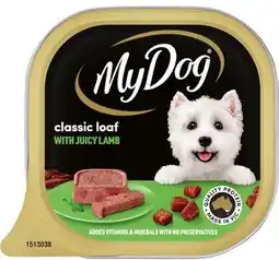 IGA My Dog Wet Dog Food Selected Varieties offer
