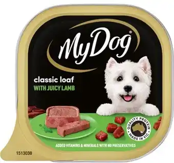 IGA My Dog Wet Dog Food Selected Varieties offer