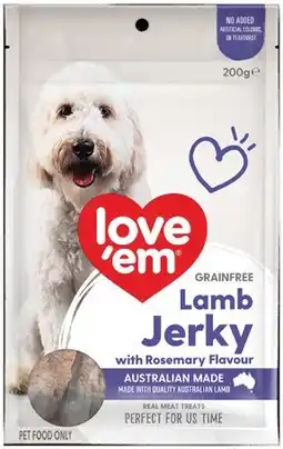 IGA Love’em Grainfree Jerky Dog Treats Selected Varieties offer