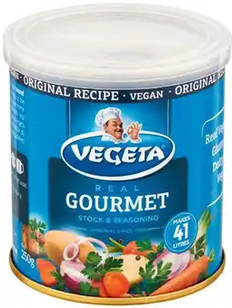 IGA Vegeta Real Gourmet Stock 250g or Chicken Stock 200g offer