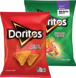 IGA Doritos Corn Chips 150‑170g Selected Varieties offer