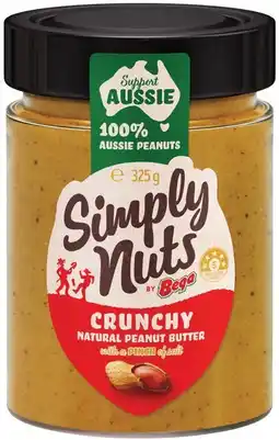 IGA Bega Simply Nuts Peanut Butter Selected Varieties offer