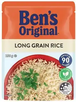 IGA Ben’s Original Plain Rice Selected Varieties offer