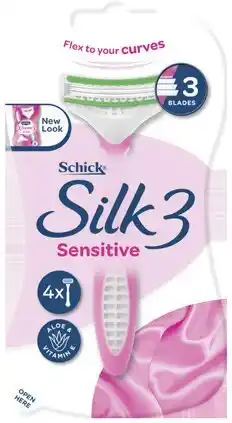 IGA Schick Silk 3 Sensitive Disposable Razors offer