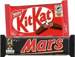 IGA Mars, Nestlé Medium Bars or M&M’s 35-50g Selected Varieties offer