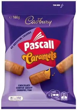 IGA Pascall Chocolate Share Bag 160‑185g or Cadbury Bitesize 120‑150g Selected Varieties offer