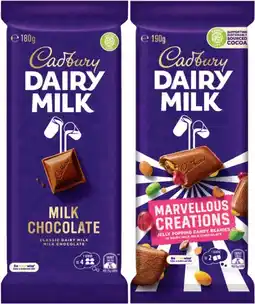 IGA Cadbury Chocolate Block 150‑190g Selected Varieties offer