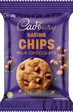 IGA Cadbury Baking Chocolate Chips Selected Varieties offer