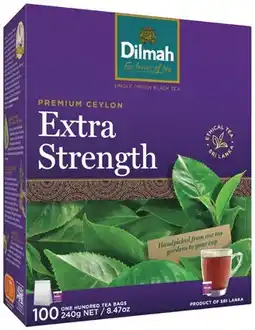 IGA Dilmah Premium Ceylon Extra Strength Tea Bags offer