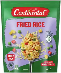 IGA Continental Flavoured Rice 180‑190g Selected Varieties offer