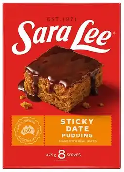 IGA Sara Lee Pudding 475g, Cheesecake 360‑425g or Mini Cups 280‑320g Selected Varieties offer