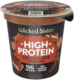 IGA Wicked Sister High Protein Pudding Selected Varieties offer
