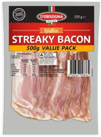 IGA D’Orsogna Premium Streaky Bacon offer