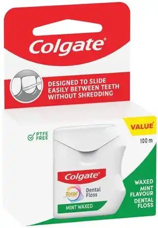 IGA Colgate Total Mint Waxed Dental Floss 100m offer
