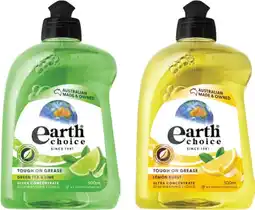 IGA Earth Choice Ultra Concentrate Dishwashing Liquid Selected Varieties offer