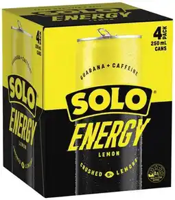 IGA Solo Energy Drink Selected Varieties offer