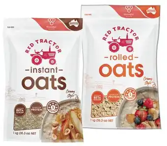 IGA Red Tractor Instant Oats or Rolled Oats 1kg offer