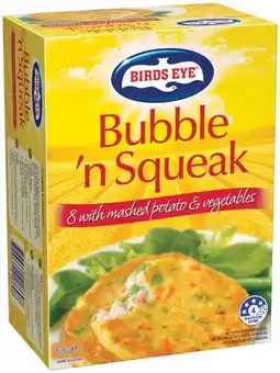 IGA Birds Eye Bubble ‘n Squeak offer