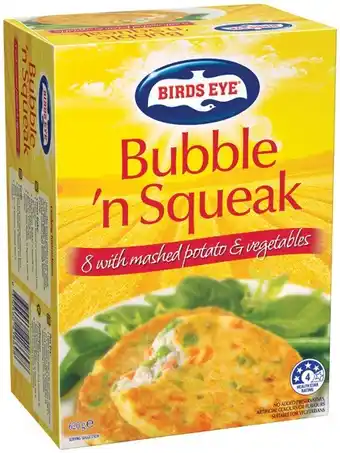 IGA Birds Eye Bubble ‘n Squeak offer
