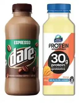 IGA Dare Iced Coffee 500mL or Dairy Farmers Protein Smoothie+ 400mL Selected Varieties offer