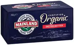 IGA Mainland Organic Salted Butter Block offer
