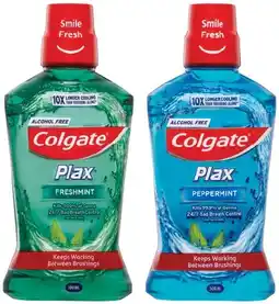 IGA Colgate Plax Mouthwash Selected Varieties offer