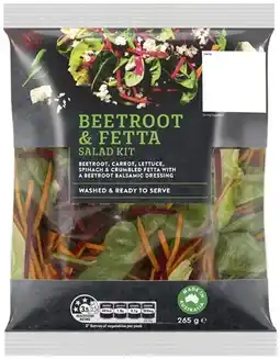IGA Beetroot & Fetta Salad Kit offer