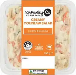 IGA Community Co Creamy Coleslaw Salad offer