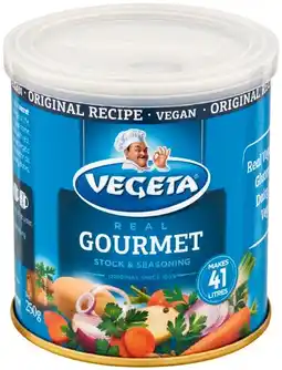 IGA Vegeta Real Gourmet Stock 250g or Chicken Stock 200g offer