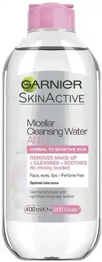 IGA Garnier Skin Active All in 1 Micellar Cleansing Water offer