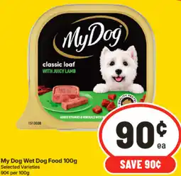 IGA My Dog Wet Dog Food offer