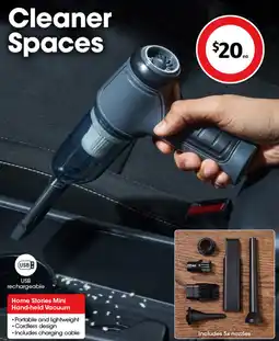 Coles Home Stories Mini Hand-held Vacuum offer