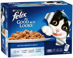 IGA Purina Felix Wet Cat Food Selected Varieties offer