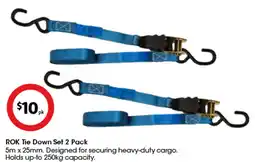 Coles ROK Tie Down Set offer