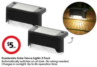Gardenista Solar Fence Lights
