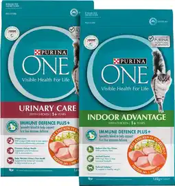 IGA Purina One Dry Cat Food 1.4‑1.5kg Selected Varieties offer