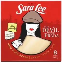 IGA Sara Lee Baked Cheesecake offer