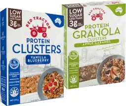 IGA Red Tractor Protein Granola Clusters Selected Varieties offer