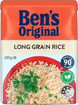 IGA Ben’s Original Plain Rice Selected Varieties offer