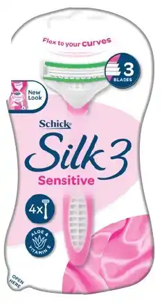 IGA Schick Silk 3 Sensitive Disposable Razors offer