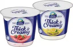 IGA Dairy Farmers Thick & Creamy Yoghurt 140‑150g Selected Varieties offer