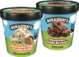 IGA Ben & Jerry’s Ice Cream 427-458mL or Brookie Dough Cool-lection 4 Pack Selected Varieties offer