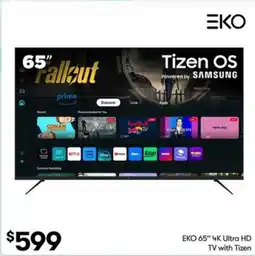 BIG W Eko 65 4k ultra hd tv with tizen offer