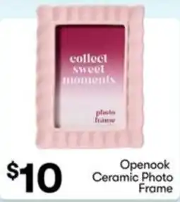 BIG W Openook Ceramic Photo Frame offer