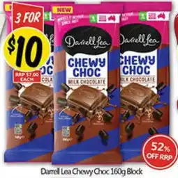 NQR Darrell Lea Chewy Choc offer
