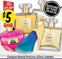 NQR Designer Brands Perfume offer