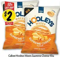 NQR Calbee Hooleys Waves Supreme Cheese offer