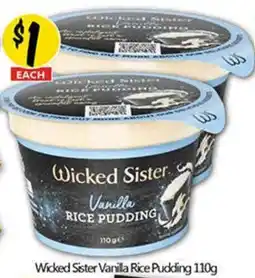NQR Wicked Sister Vanilla Rice Pudding offer