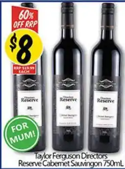 NQR Taylor Ferguson Directors Reserve Cabernet Sauvingon offer